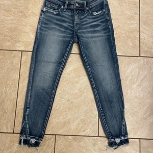 Buckle Black ankle skinny jean size 27